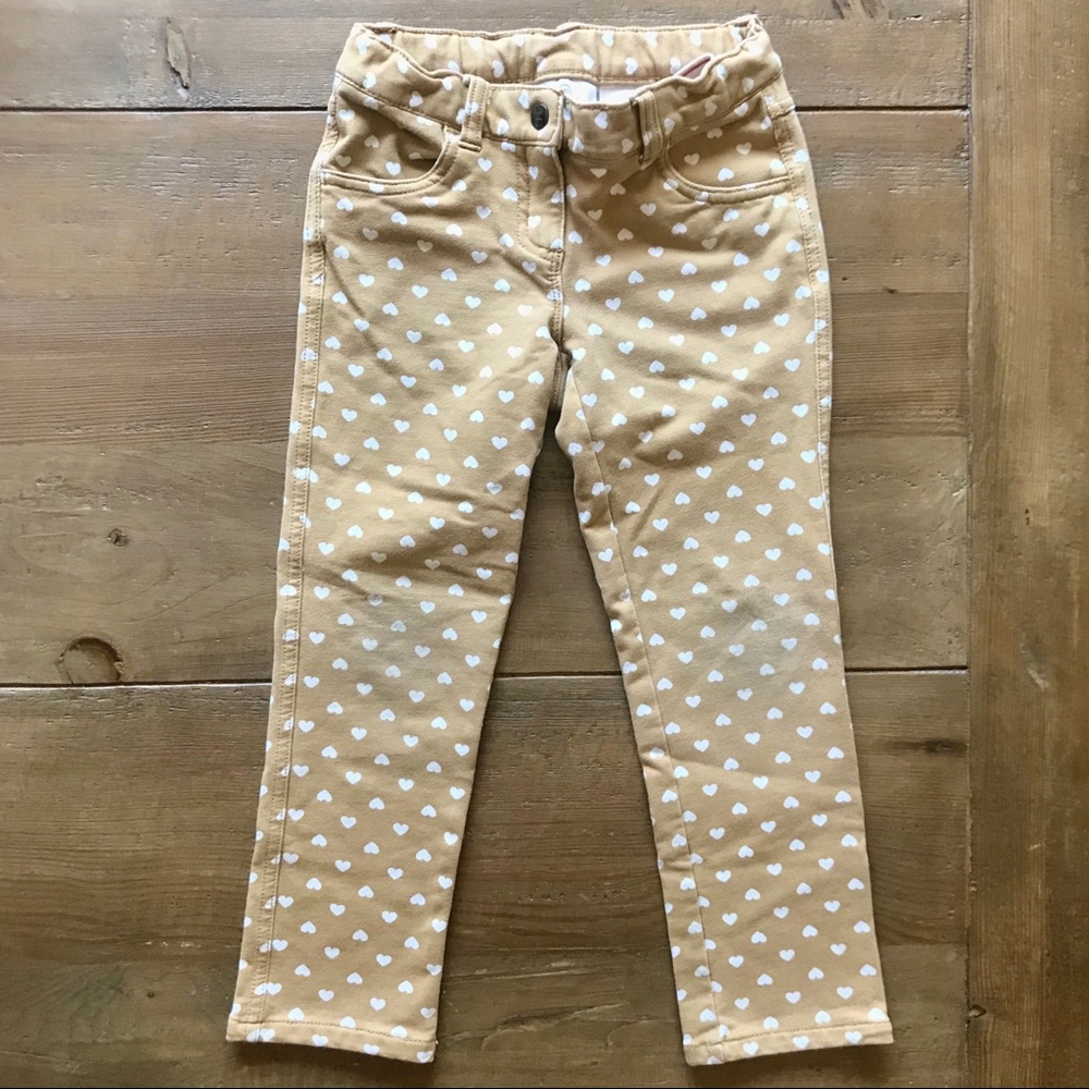 Hanna Andersson heart pants girls 110 size